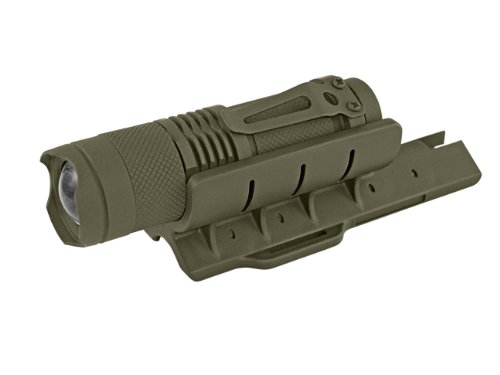  Hot Shot Tactical HSAR15 MINIOD Beamlokr and Mini Tactical Light Fits AR15 and Most Other Rifles, OD Green 