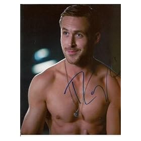  Shirtless Ryan Gosling Signed In-person 8x10 Photograph
