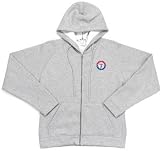 Texas Rangers MLB "Hoody" Full Zip Hooded Sweatshirt For Women (Navy) (Small)