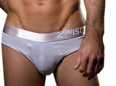 2(x)ist Men's Carbon No Show Brief