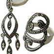 Pendant and Ring Sterling Silver Jewelry (Pr318)