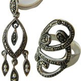 Pendant and Ring Sterling Silver Jewelry (Pr318)