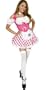 Little Miss Muffett Peasant Dress Sexy Women's Adult Halloween Outfit - Size S, Dress Size 5-7