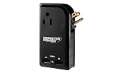 Monster Outlets To Go 300 for Laptops 3 Outlets, 2 USB - Bubble Pkg. (MP OTG300 LTOP)