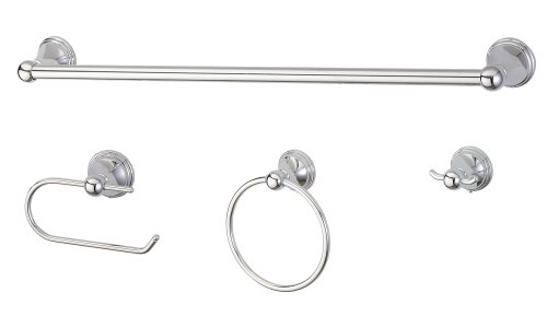 Ultra Hardware 27527 Kingston 4-Piece Bath Accessory Set, Chrome