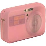 Delkin Snug-It, Silicone Digital Camera Skin for the Panasonic Lumix TZ3, Pink, with Neck & Wrist Straps