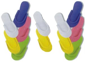 Amazon: Pedicure Slippers Thong 12 Pairs Flip Flop Disposable ...