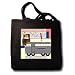 Londons Times Funny Music Cartoons - Retired Greyhound - Tote Bags