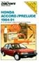Honda Accord and Prelude, 1984-91 (Chilton's Repair Manual (Model Specific))