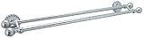 Hardware House 583575 Andorra 24-Inch Double Towel Bar Chrome