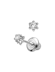 Childs 1/12 ct. tw. Diamond Earrings in 14K White Gold