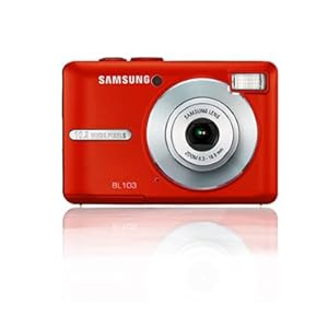 Samsung BL103 10.2MP 2.7" LCD Digital Camera- Red