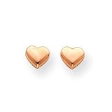 SE325 14k Gold Heart Post Earrings