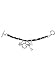 G by GUESS Women's Silver-Tone Ribbon Charm Bracelet