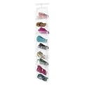 Whitmor Flip-Flop Shoe File - Clear/ White