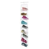 Whitmor Flip-Flop Shoe File - Clear/ White