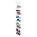 Whitmor Flip-Flop Shoe File - Clear/ White / 