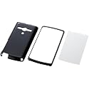 ELECOM au REGZA Phone IS11T用シェルカバー ブラック PA-TS11PVBK