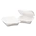 Boardwalk  0105 White Color Small 1 Compartment Snap-It Foam Hinged Carryout Container (Case of 200)
