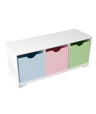 Nantucket Storage Bench - Pastel