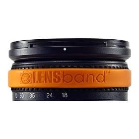 Lens Band Stop Zoom Creep for One Size Fits All Lens - Orange
