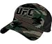 UFC Camo Fabric 3-D Emblem Logo Flexible Fitted Hat