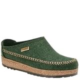 Haflinger Women's Grizzly Cross Stitch Clog