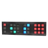 TIX Color Code Clock, Black