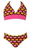 Surf Love Girls Two Piece Banded Bikini w/ Skirt Swimsuit - Plus Size Swimwear Plus Size Swimsuits