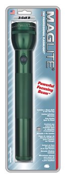 Mag Lite 3x D Battery Green Anodized Maglite Flashlight