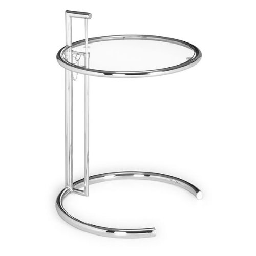 Zuo Modern Eileen Grey Side Table Tempered Glass MPN: 401138 Zuo Modern Eileen Grey Side Table Tempered Glass MPN: 401138