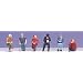 SceneMaster  HO Scale Figure Sets - People Sitting
