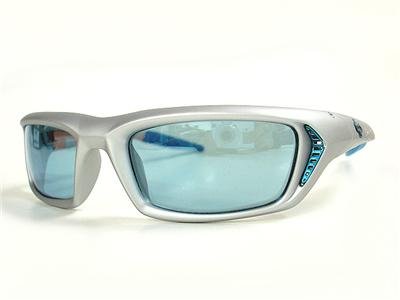 31TgA SnIeL. SL500  NEW SPY SUNGLASSES "Neo Scoop" Chrome Rubber / Cyan Metallic #7110