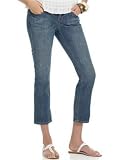 DKNY Jeans - DKNY Jeans Ludlow Crop Jean with Belt, Breeze Blast Wash