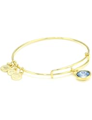 Alex and Ani "Bangle Bar" Birthstone Expandable Wire in Bangle Bracelet
