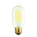 Bulbrite NOS40T14 40-Watt Nostalgic Edison T14 Tubular, Vintage Spiral Filament