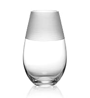 Frosted Matt Cut Vase