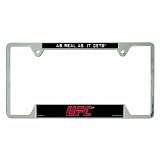 UFC Mixed Martial Arts UFC Branded  License Plate Frame, Metal
