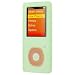 Microsoft Zune 4GB 8GB Green Silicone Skin Case With Black Adjustable Sports Armband And LCD Screen 
