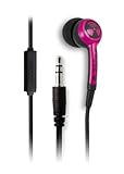Earpollution EPD33-MIC-PINK Plugz Earbuds with Mic - Retail Packaging - Pin ....