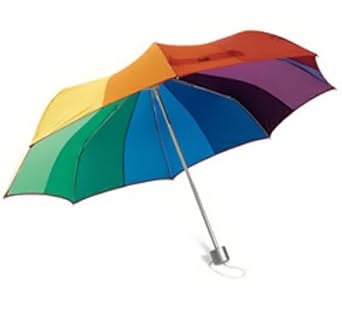 Amazon.com: Collapsible COLORWHEEL UMBRELLA by MoMA -: Clothing
