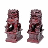 Fu Dogs 4 - Red - Pair