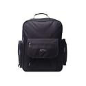 Large A4 Lever Arch File Black Quality Rucksack Backpack - Suitable School, College, Work