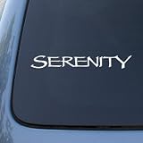 SERENITY-Firefly-VinylDecalSticker#A1435|VinylColor:White