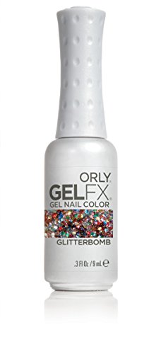 Orly Gel FX Nail Color, Glitterbomb, 0.3 Ounce Orly Gel FX Nail Color, Glitterbomb, 0.3 Ounce