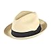 Jaxon Panama Straw Trilby Fedora Hat (Large)