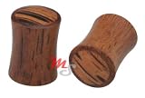 Coco & Sono Wood Organic Flared Ear Plugs 6mm 2g gauge