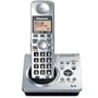 Panasonic Dect 6.0 Silver Cordless Phone with Answering Machine (KX-TG1031S)