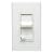 Leviton R12-06633-PLW Decora 3Way Slide Dimmer with Preset, Lighted Pad Option, White