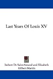 Last Years of Louis XV